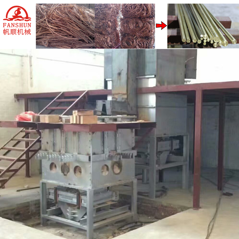 Aluminium,Copper,Brass continuous casting melting and refining furnace manufacturers