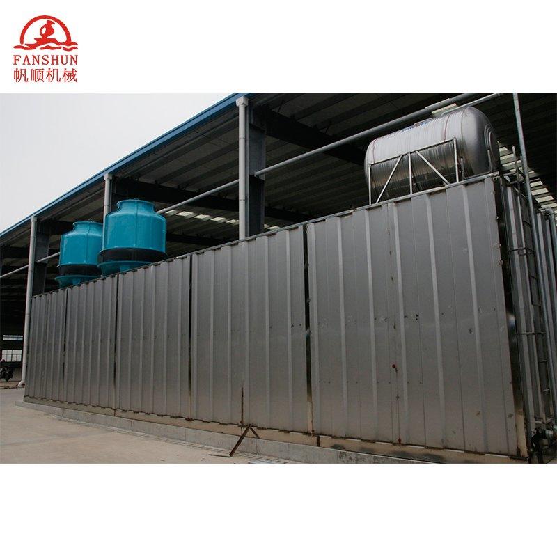 Water tanks cooling system for copper rod production line