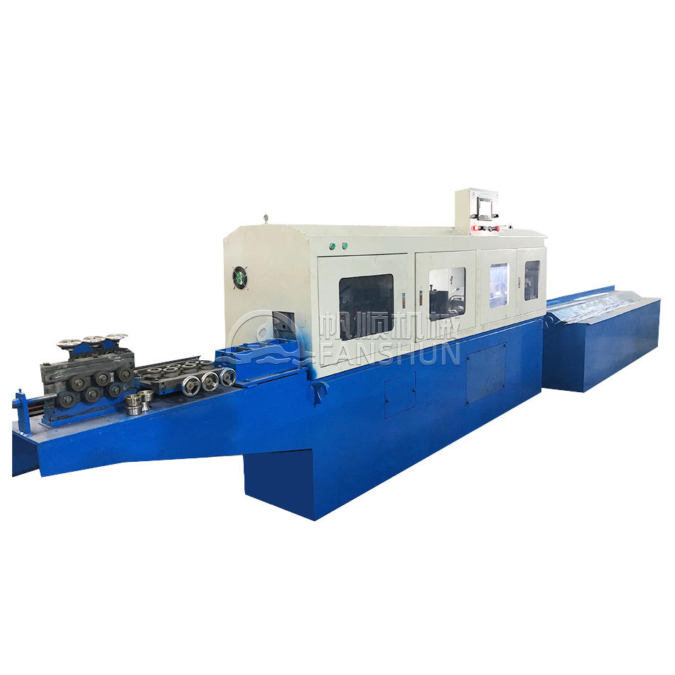 Wire drawing straightening and cutting machine