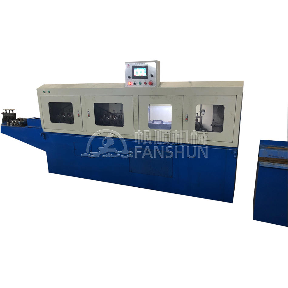 Wire drawing straightening and cutting machine