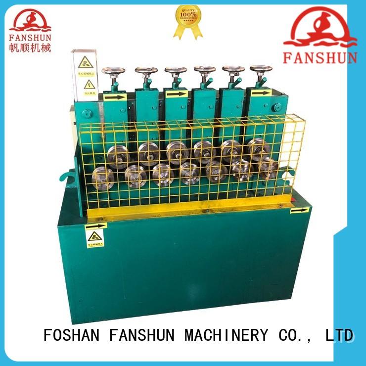 FANSHUN push rod straightening machine with many colors for silver